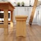 Flash Furniture HERCULES 8' x 12'' Antique Rustic Light Natural Solid Pine Folding Farm Bench with 3 Legs XA-B-96X12-L-LN-GG - alternate 8